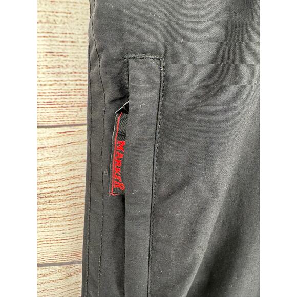 Markers Nylon Suspender Ski Snow Pants Mens Large Black Removable Suspenders - Picture 8 of 13